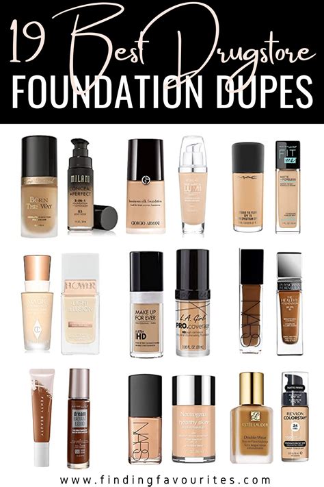 dupes for drugstore foundation.